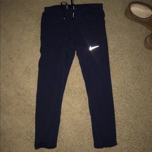 Navy Nike Pro Running Leggings